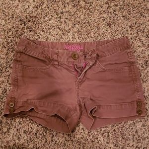 Brown Arizona shorts size 0